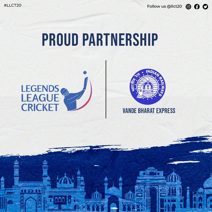 Legends League Cricket Announces National Campaign with Indian Railways