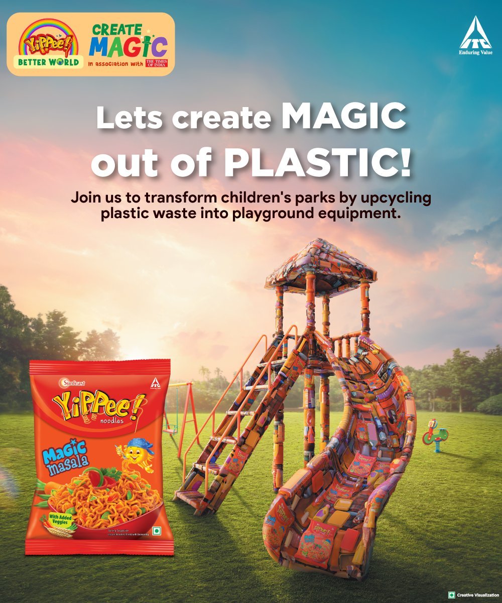 ITC Launches “YiPPee! Better World: Create Magic” to Create Awareness for Transforming Plastic Waste into Playgrounds