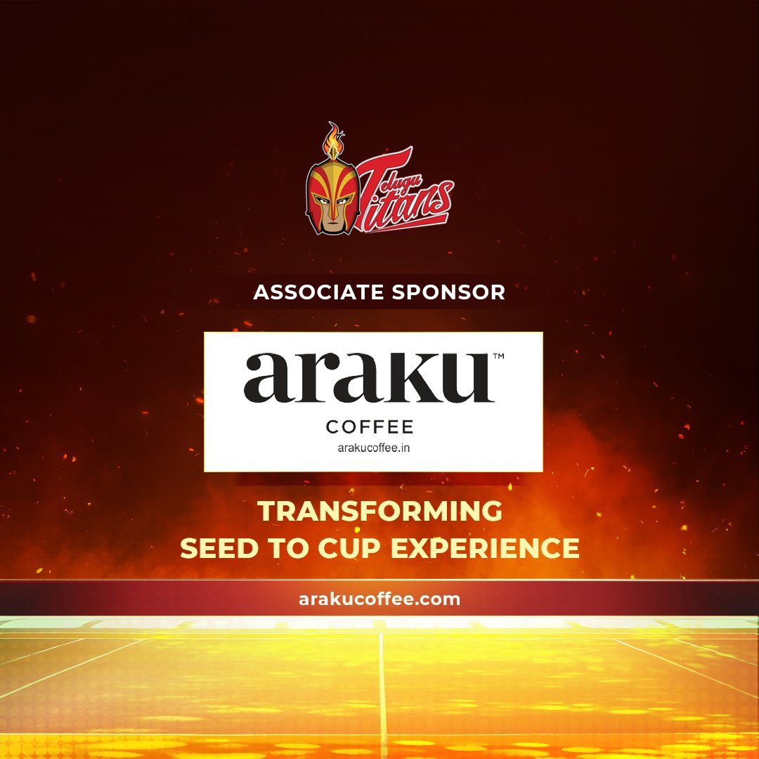 Telugu Titans and Araku Coffee Form Alliance as Official Associate Sponsor for PKL 10