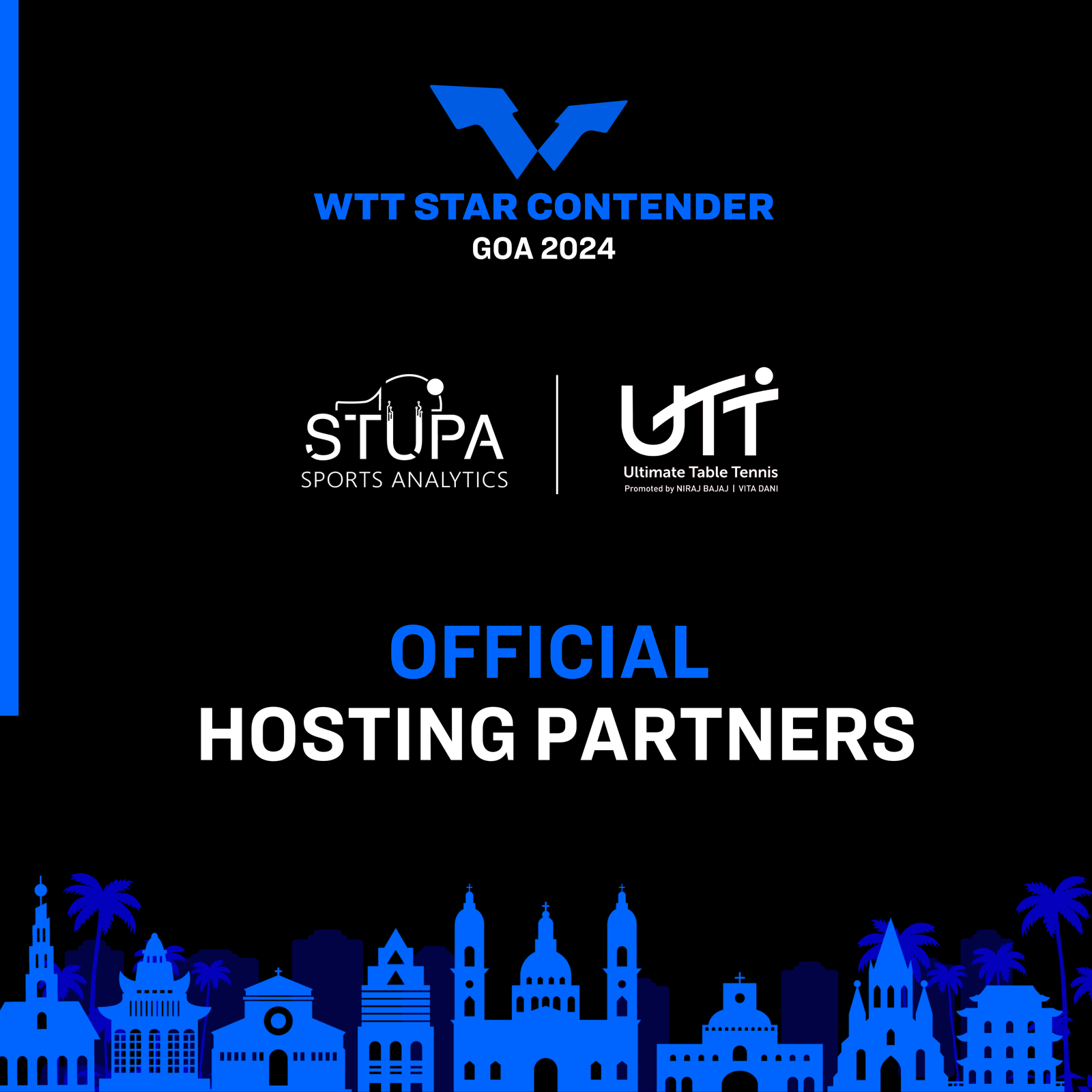 Stupa Sports Analytics and Ultimate Table Tennis Announce Collaboration for WTT Star Contender Goa  