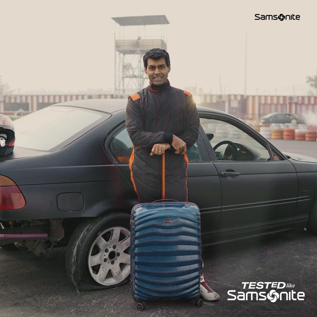 Samsonite unveils ‘Tested Like Samsonite’ campaign with  Karun Chandhok