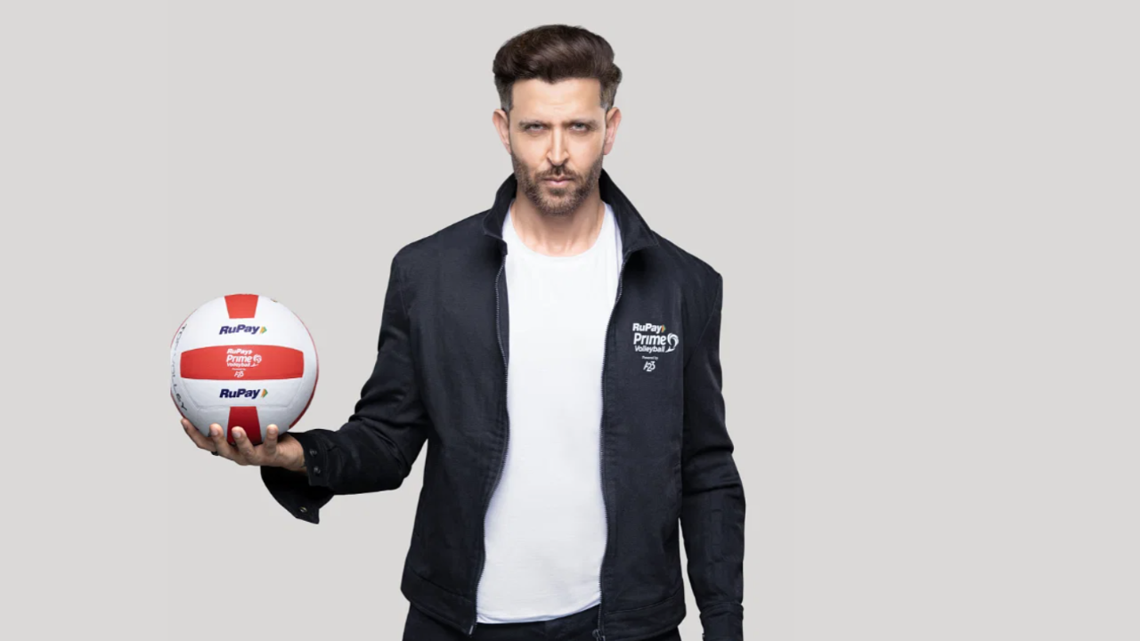 Hrithik Roshan Named Brand Ambassador for RuPay Prime Volleyball League’s Third Season